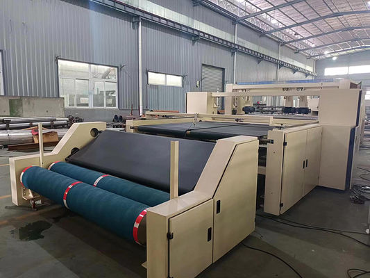 Piece cutting and rolling dual position winding machine giving versatility design